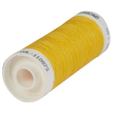 Korbond polyester thread mustard yellow 100m - British product