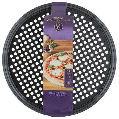 Sainsburys Sainsbury's Black Pizza Tray 14 Inch- Buy online at McGrocer
