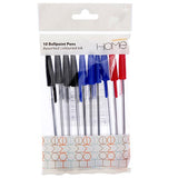 Sainsbury's ballpoint pens multi-colored 10pk - British product
