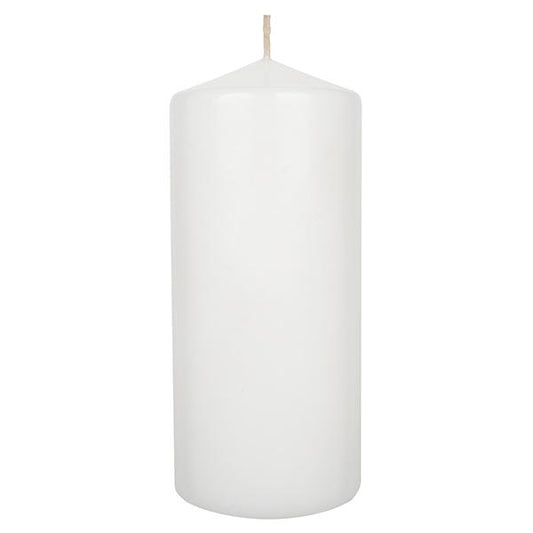 Habitat Pillar Candle White XL 20cm GOODS Sainsburys   