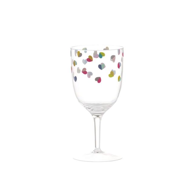 Beau & Elliot Confetti Acrylic Wine Glass GOODS M&S   