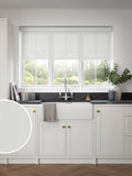 Next Snowdrop White made to measure roller blind (British brand)