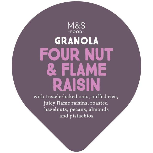 M&S 4 Nut & Flame Raisin Granola Pot   70g