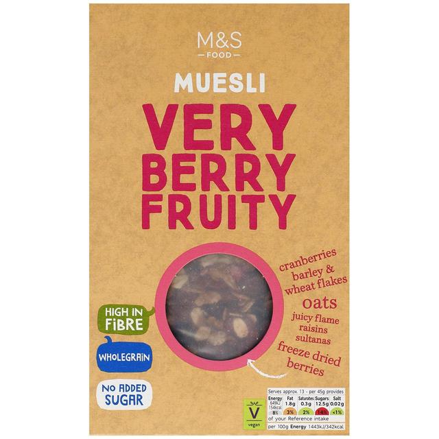 M&S Very Berry Fruity Muesli   600g