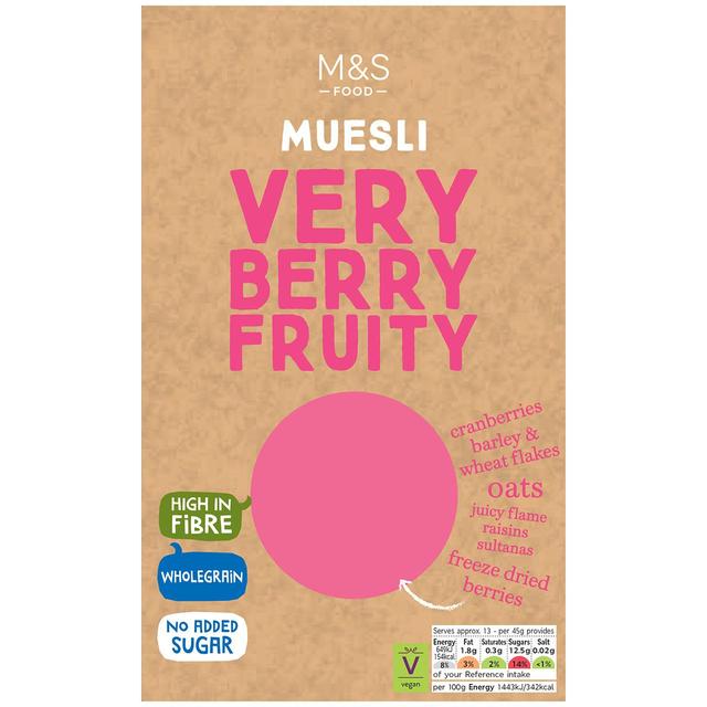 M&S Very Berry Fruity Muesli   600g GOODS M&S   