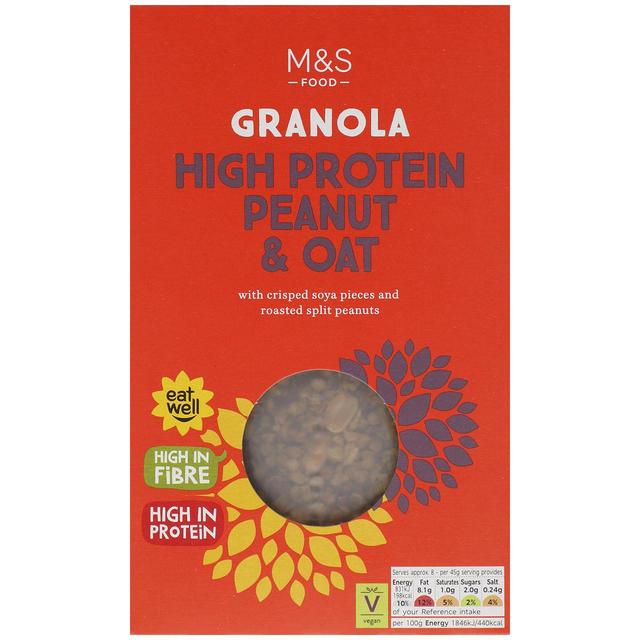 M&S High Protein Peanut & Oat Granola   400g GOODS M&S   