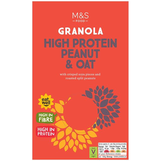 M&S High Protein Peanut & Oat Granola   400g GOODS M&S   