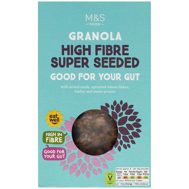 M&S High Fibre Super Seeded Granola   400g