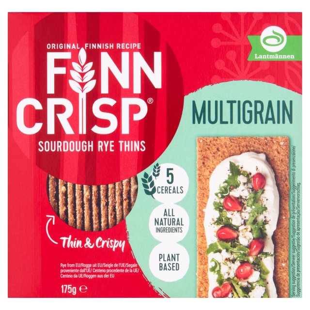 Finn Crisp Multigrain Thin Crispbread   175g GOODS M&S   