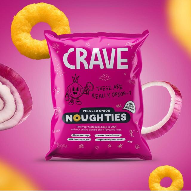 Crave Pickled Onion Noughties   80g GOODS M&S   