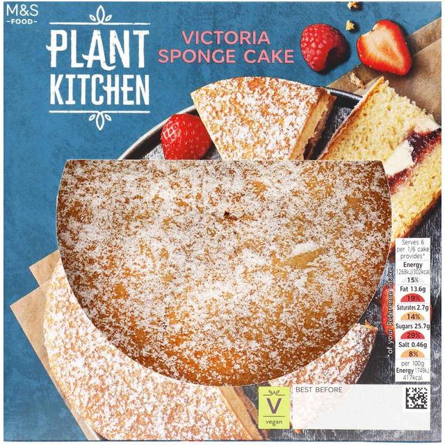 M&S Plant Kitchen Victoria Sponge Cake   435g