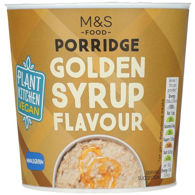 M&S Plant Kitchen Golden Syrup Flavour Porridge Pot   70g GOODS M&S   