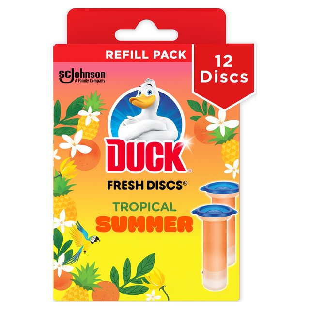 Duck Toilet Fresh Discs Duo Refills Tropical Summer   2 x 36ml GOODS M&S   