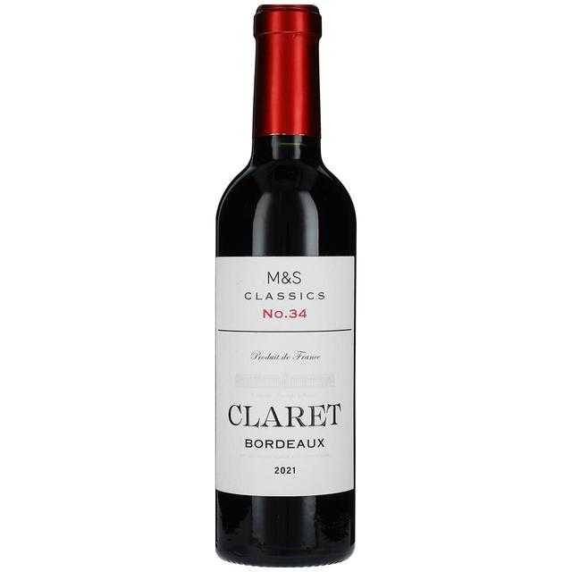 M&S Classics Claret Bordeaux Half Bottle   37.5cl GOODS M&S   