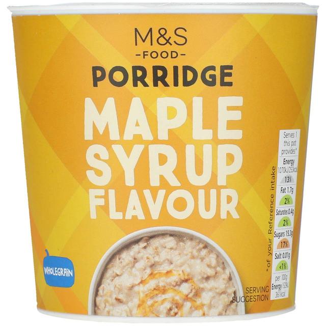 M&S Maple Syrup Flavour Porridge   70g