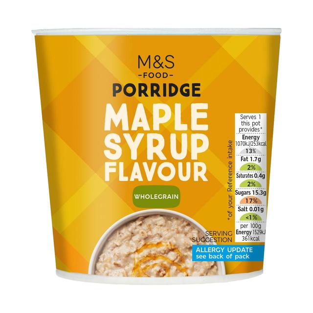 M&S Maple Syrup Flavour Porridge   70g GOODS M&S   