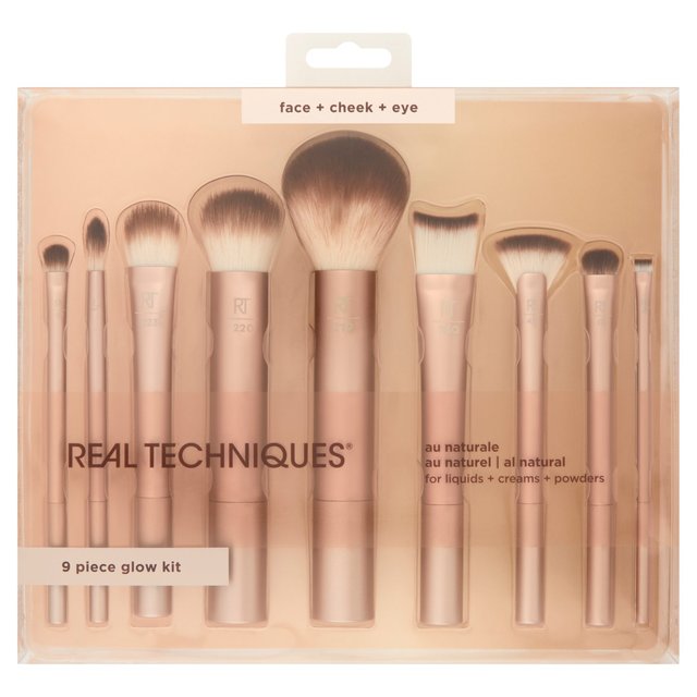 Real Techniques Au Naturale Makeup Brush Kit GOODS M&S   