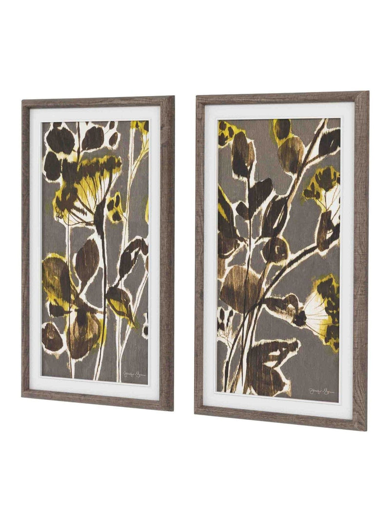 Gallery Home brown arrival framed canvas set, imported from the UK