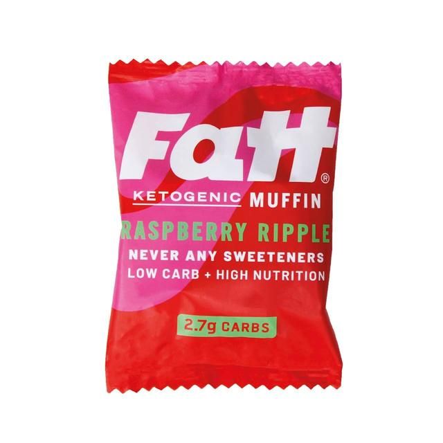 Fatt Raspberry Ripple Ketogenic Muffin   40g GOODS M&S   