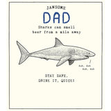 Pigment Jawsome Dad Father's Day Card GOODS M&S   