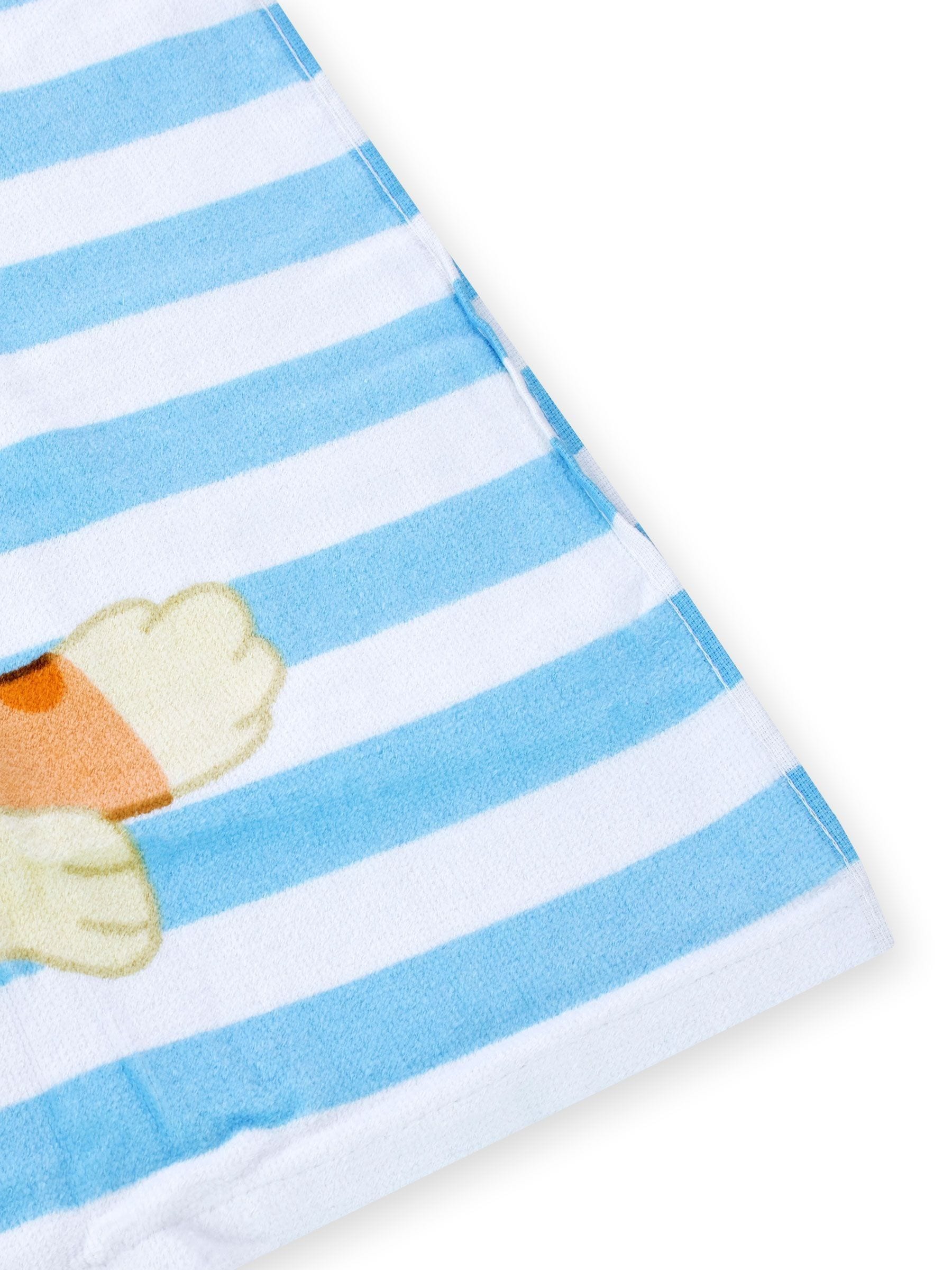 Hooded towel poncho with Bluey and Bingo one size - British product