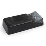 Ceramic chopstick rest in black, Japanese style, imported from the UK