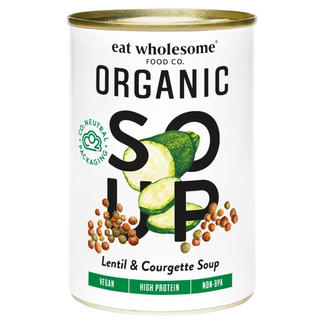 Eat Wholesome Organic Lentil & Courgette Soup   400g GOODS M&S   