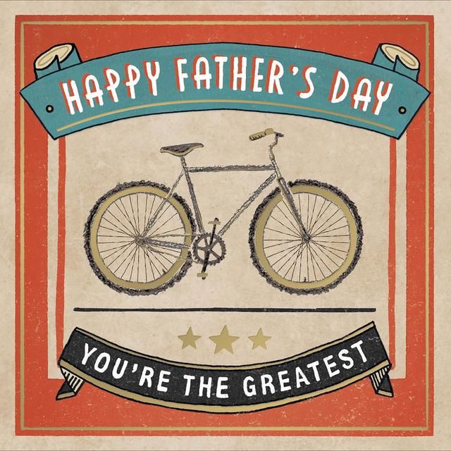 Happy Father's Day Bike Card