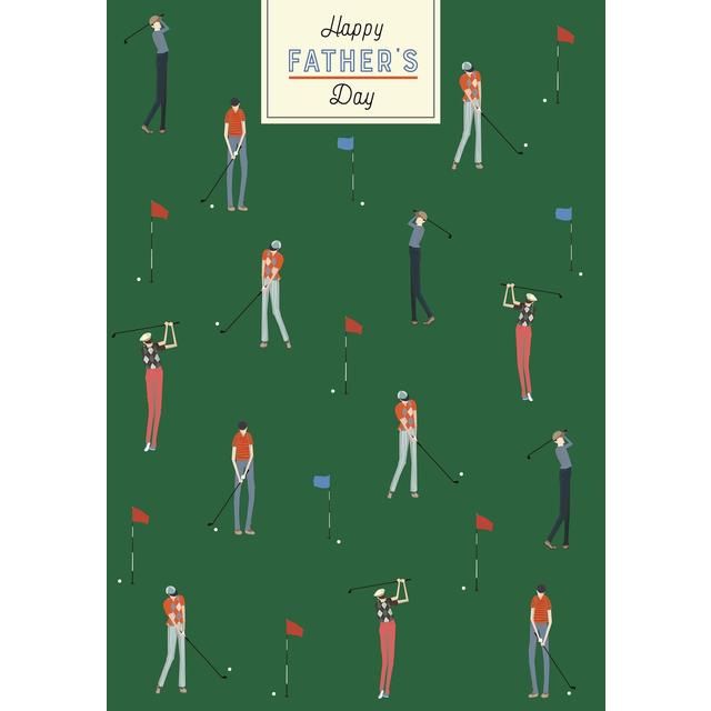 Laura Darrington Design - Happy Father's Day Golf single