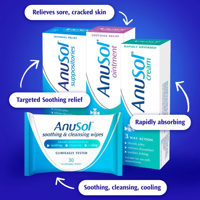 Anusol Soothing & Cleansing Wipes   30 per pack GOODS M&S   