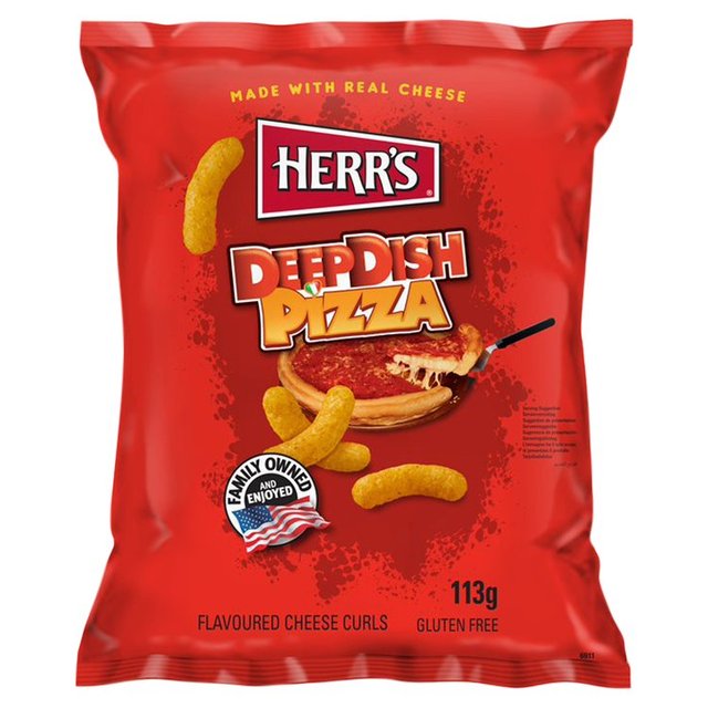 Herrs Deep Dish Pizza Cheese Curls   113g