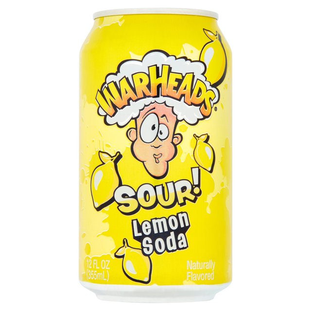 Warheads Lemon Soda   355ml GOODS M&S   