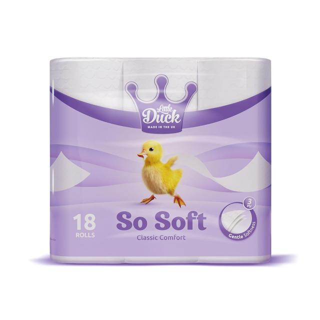 Little Duck So Soft Toilet Tissue 18 Pack   18 per pack