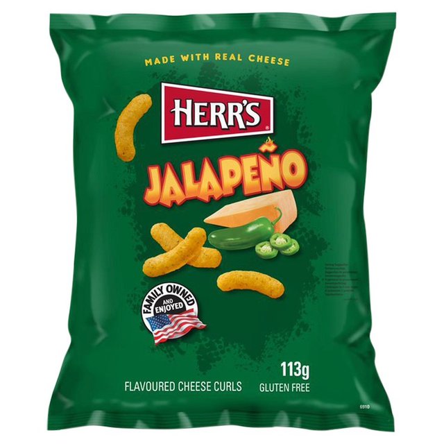 Herrs Jalapeno Cheese Curls   113g GOODS M&S   