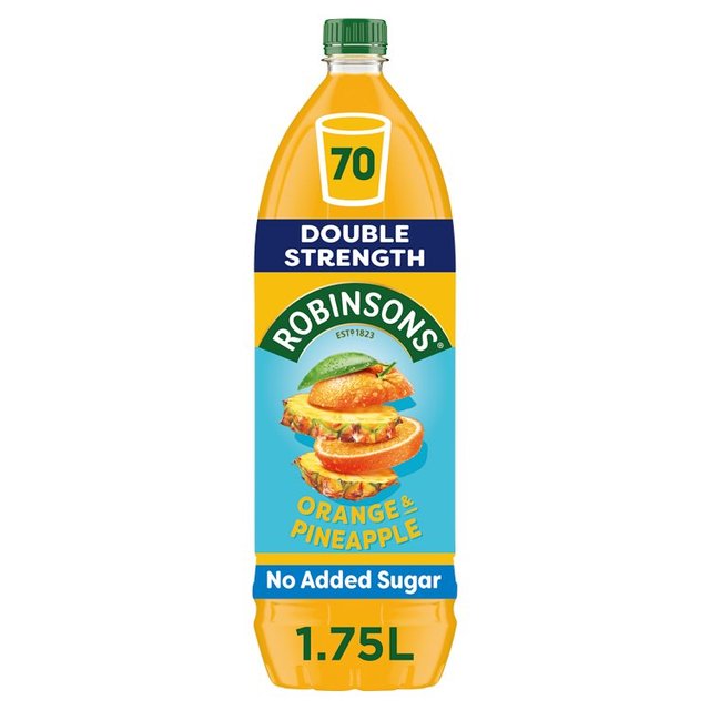 Robinsons Double Strength Orange & Pineapple Squash   1.75L