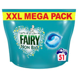 Fairy Non Bio Pods Washing Liquid Capsules for Sensitive Skin 51 Washes   51 per pack GOODS M&S   