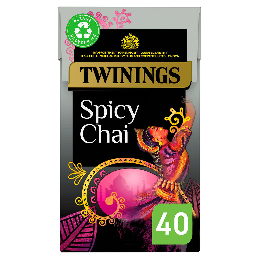 Twinings Spicy Chai Plant-Based Tea Bags 100g x40