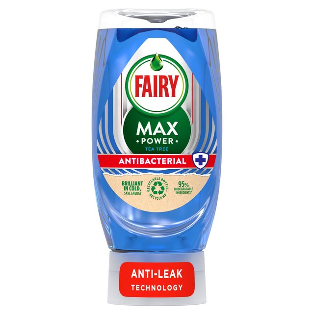 Fairy Max Power Antibac Washing Up Liquid   370ml GOODS M&S   