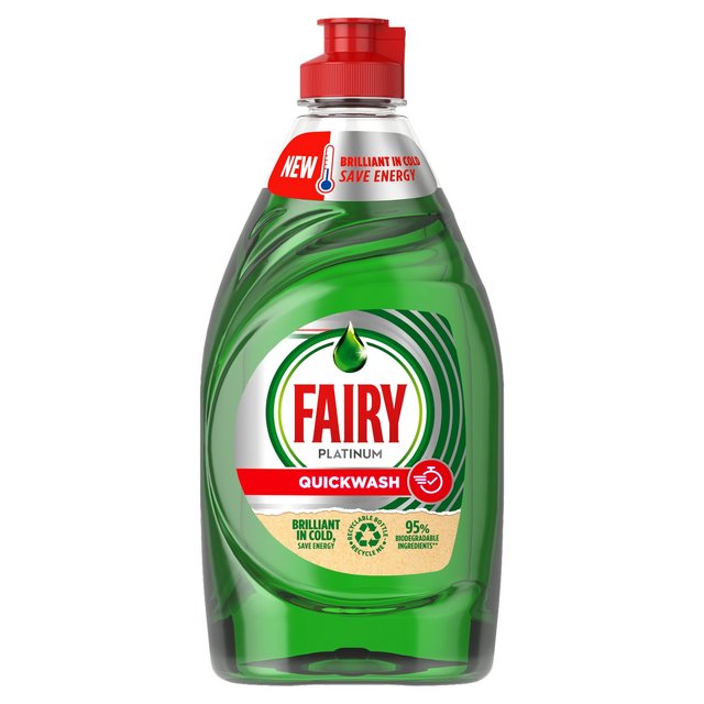 Fairy Platinum Quickwash Original Washing Up Liquid   383ml GOODS M&S   