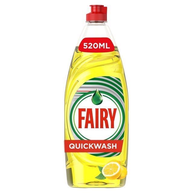 Fairy Platinum Quickwash Lemon Washing Up Liquid   520ml GOODS M&S   