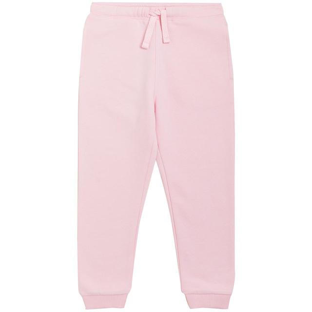 M&S Girls Cotton Rich Plain Joggers 2-7 Years Light Pink