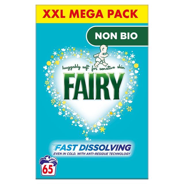 Fairy Non Bio Washing Powder for Sensitive Skin 65 Washes   3.9kg GOODS M&S   