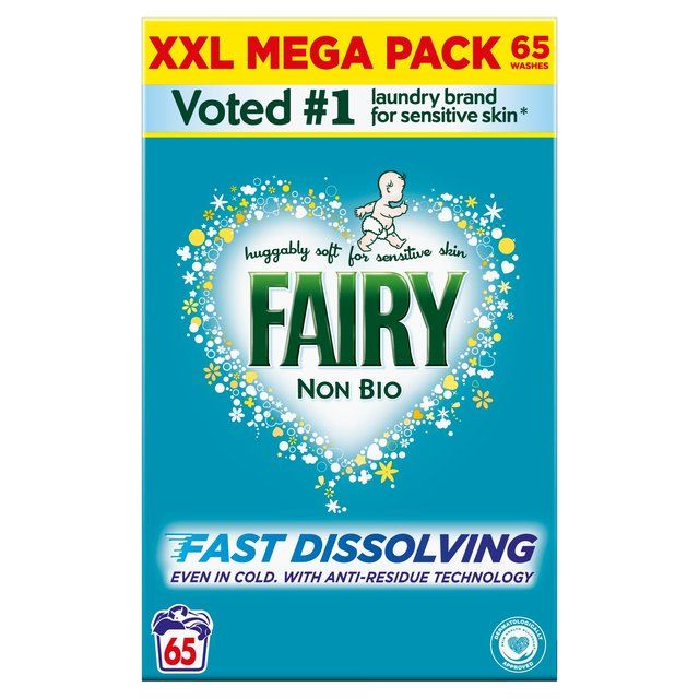 Fairy Non Bio Washing Powder for Sensitive Skin 65 Washes   3.9kg GOODS M&S   