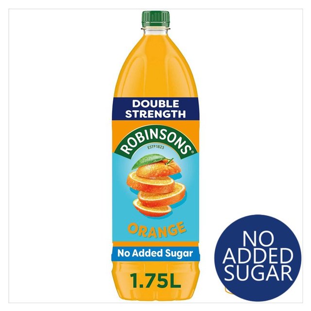 Robinsons Double Strength Orange Squash   1.75L GOODS M&S   