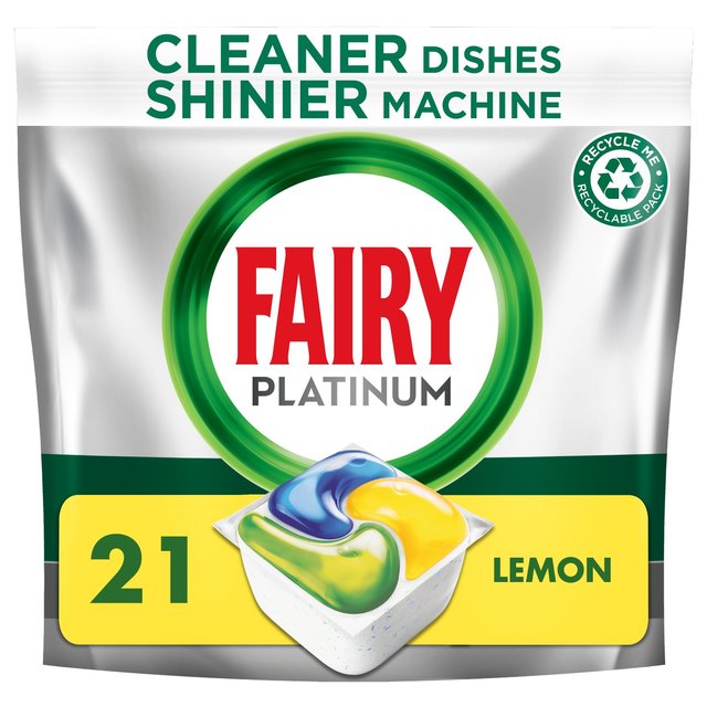 Fairy Platinum All in One Original Dishwasher Tablets   21 per pack GOODS M&S   