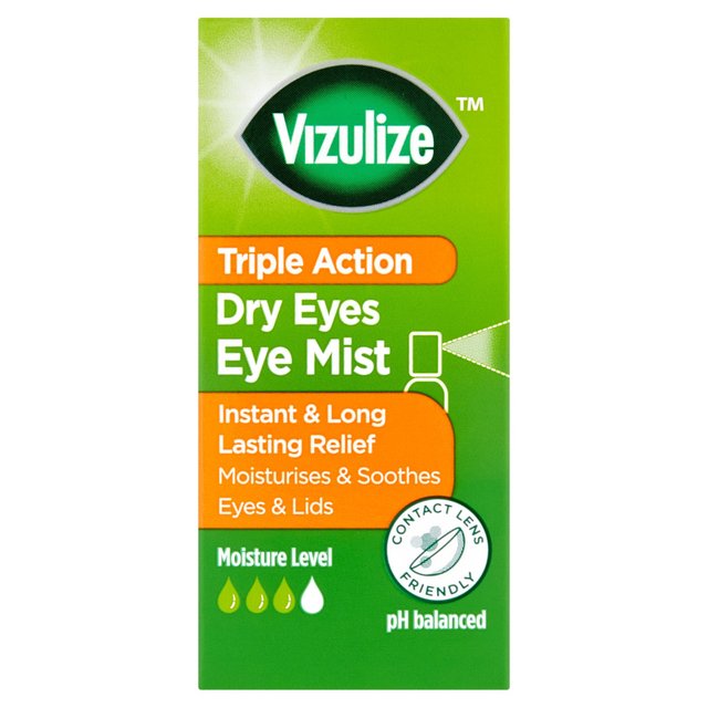 Vizulize Triple Action Dry Eye Mist   10ml