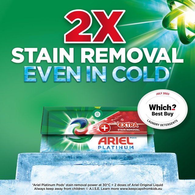 Ariel Platinum Stain Removal All-in-1 Pods Washing Capsules 44 Washes   44 per pack GOODS M&S   