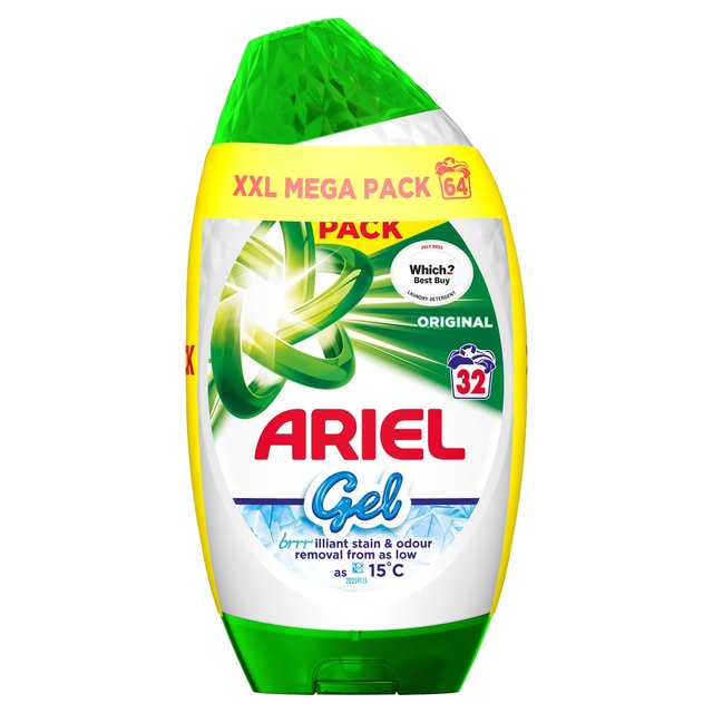 Ariel Original Bio Washing Liquid Gel 64 Washes   2100ml