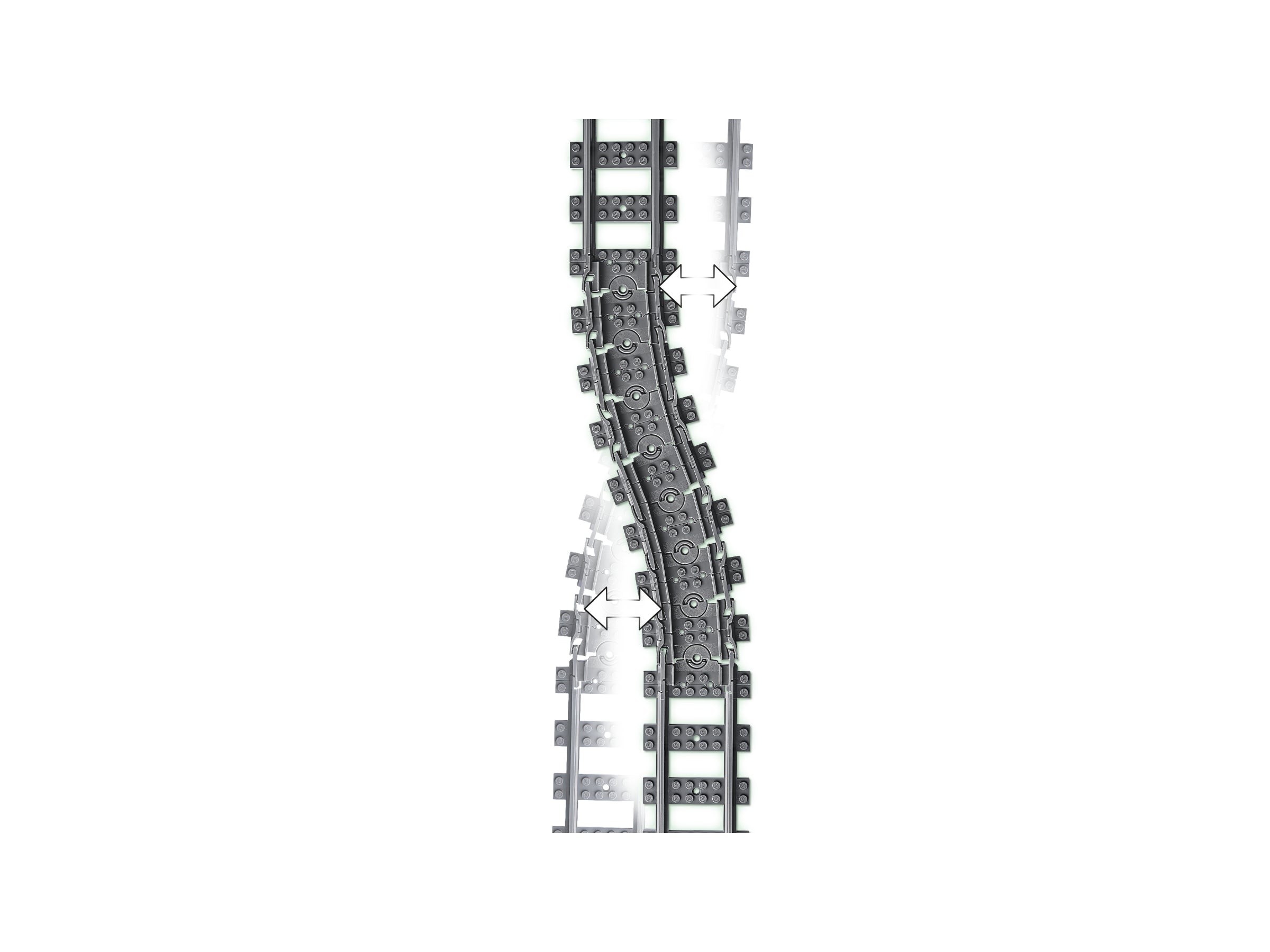 LEGO train tracks 60205 20 pieces, imported from the UK