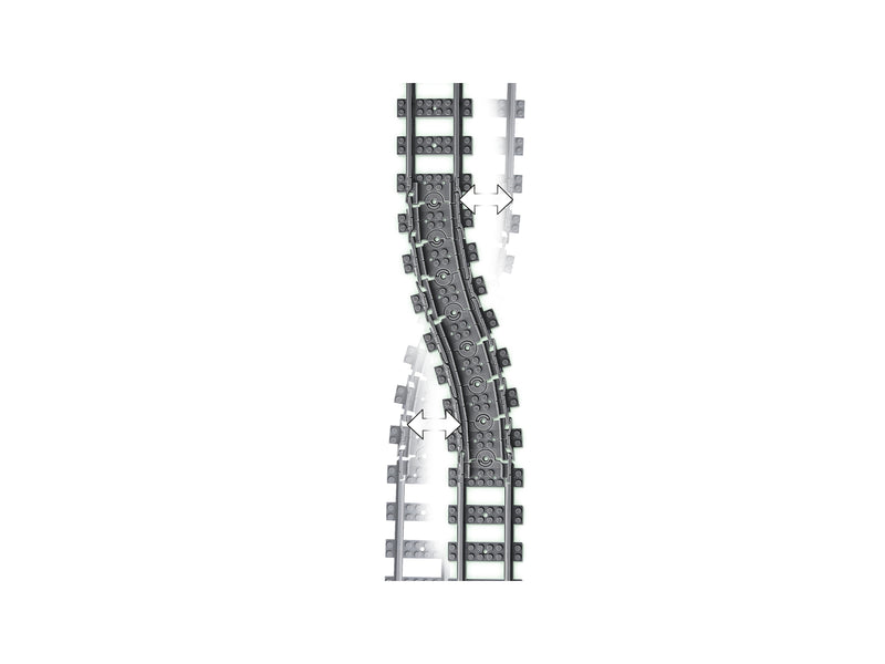 LEGO train tracks 60205 20 pieces, imported from the UK